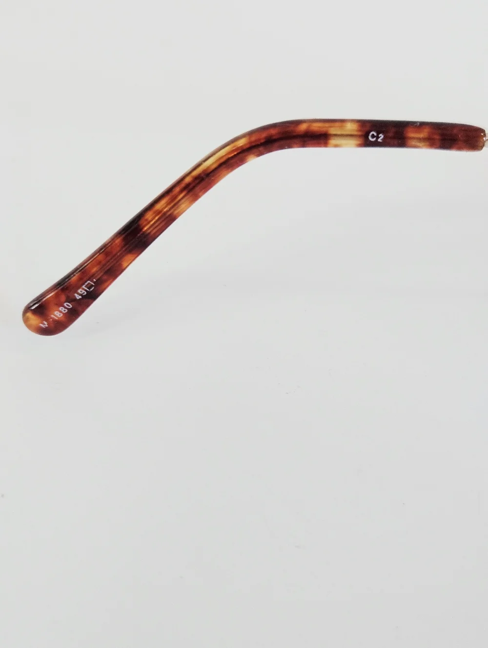 Vintage Minimalist Gold Metal Frame Tortoise Shell Oval Black Tint Sunglasses